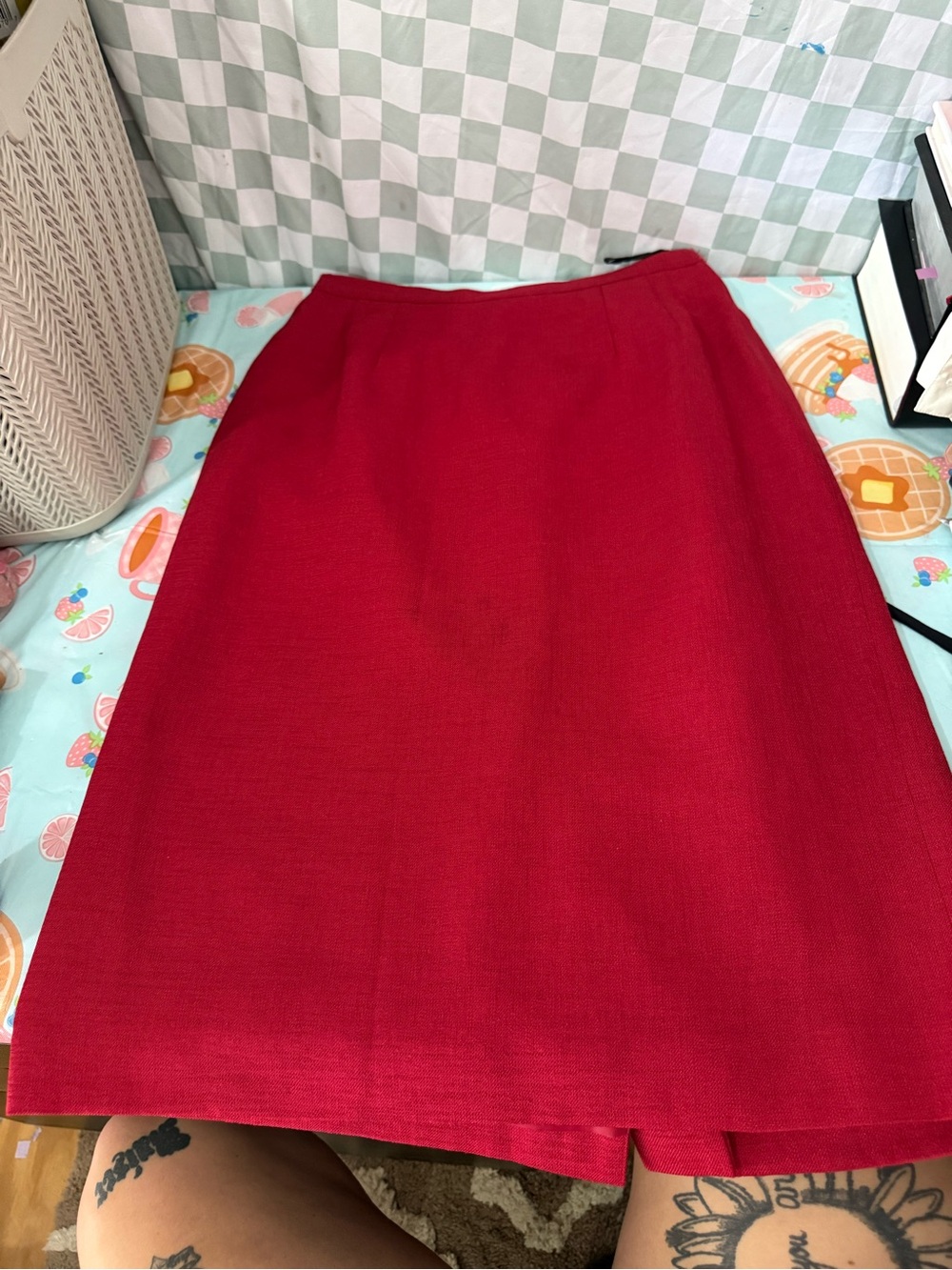 Red Women's Kasper A-Line Skirt